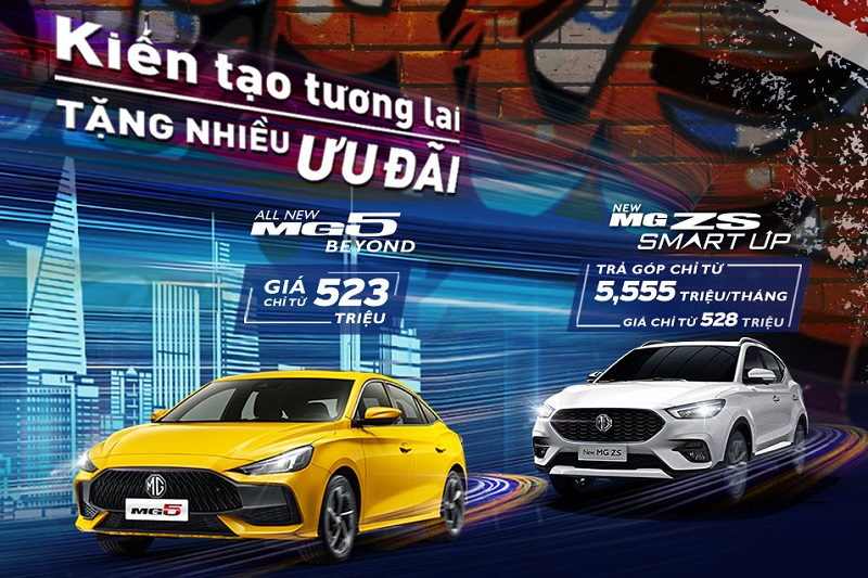 ‘Kiến tạo tương lai, tặng nhiều ưu đãi’ cùng MG Việt Nam