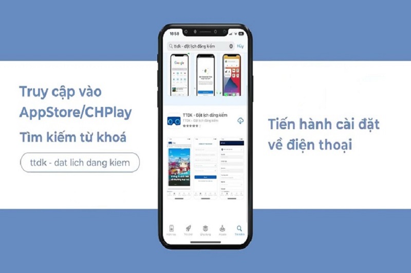Bắt đầu triển khai App đăng ký đăng kiểm trên địa bàn TP.HCM