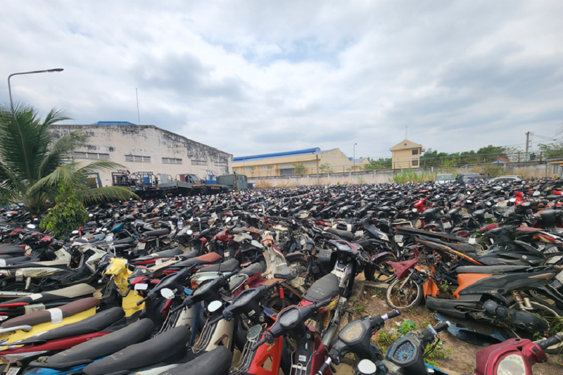 Kiến nghị xây thêm bốn kho giữ xe vi phạm quanh TP.HCM