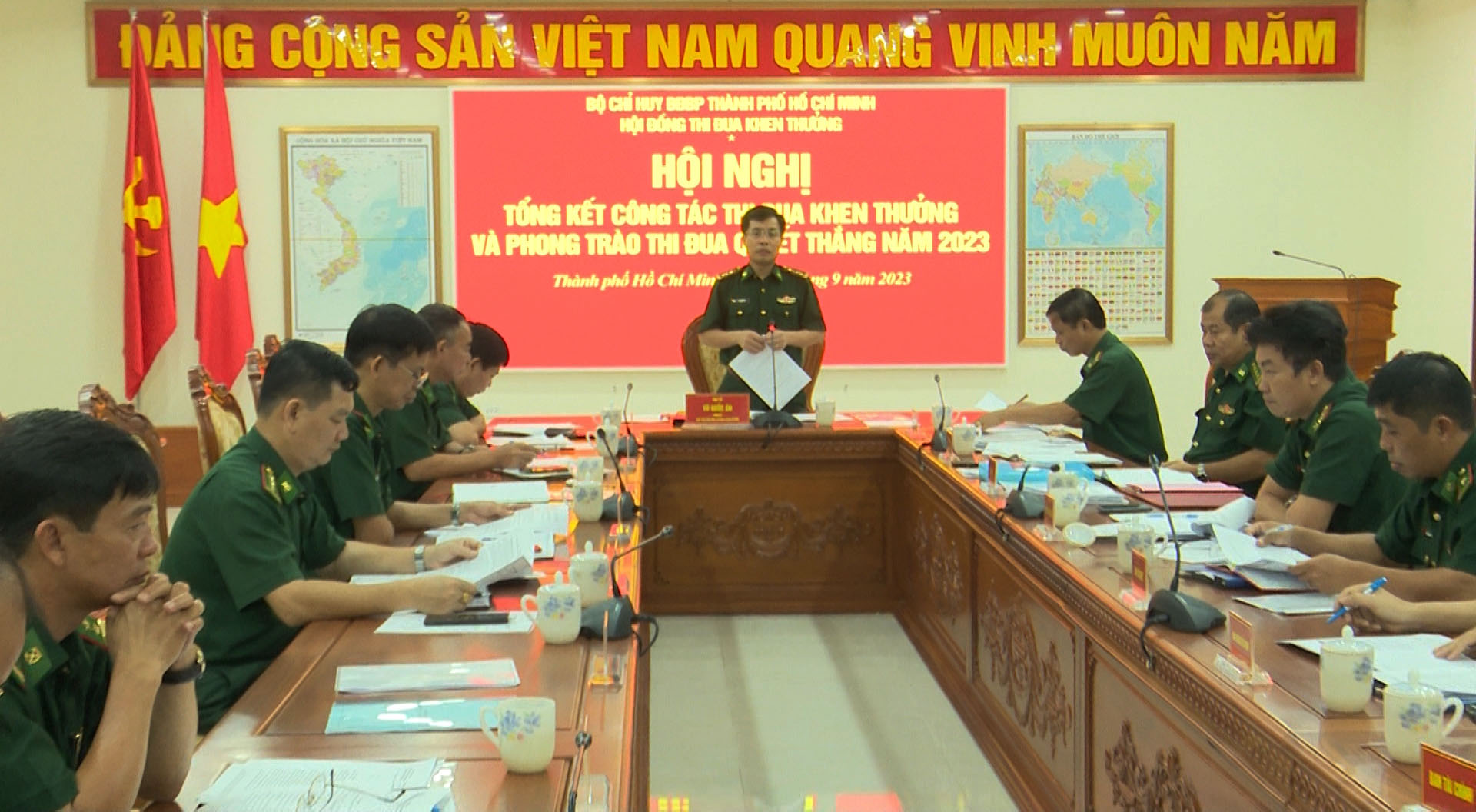 TP.HCM: Bộ đội Biên phòng tổng kết công tác thi đua khen thưởng và phong trào thi đua quyết thắng năm 2023