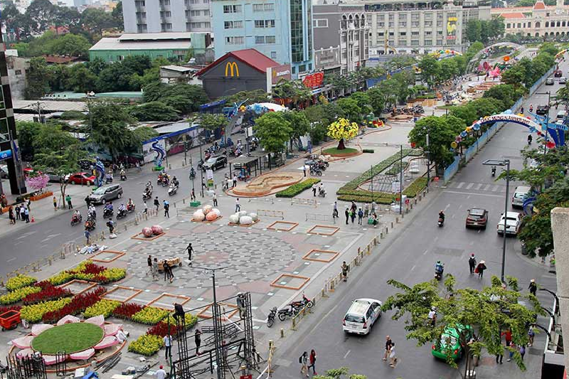 TP.HCM điều chỉnh giao thông khu trung tâm dịp lễ hội đường hoa Tết Nhâm Dần