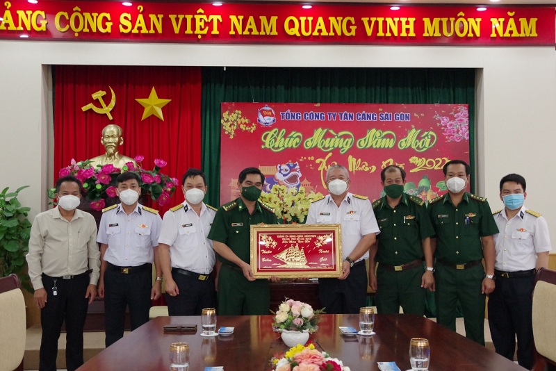 Thăm và chúc tết Tổng công ty Tân cảng Sài Gòn