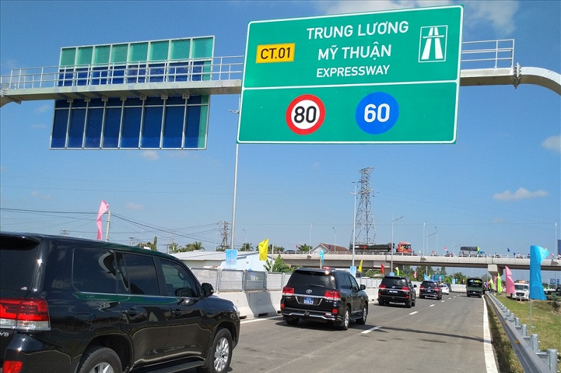 Ô tô được lưu thông hai chiều trên tuyến chính cao tốc Trung Lương – Mỹ Thuận từ 25/1 - 10/2