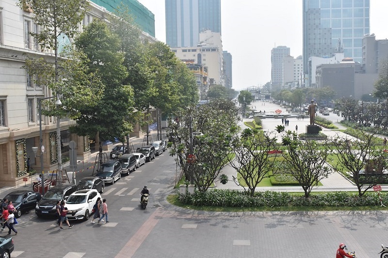 Phân luồng giao thông đường Nguyễn Huệ các ngày 30/6, 1/7 và 2/7