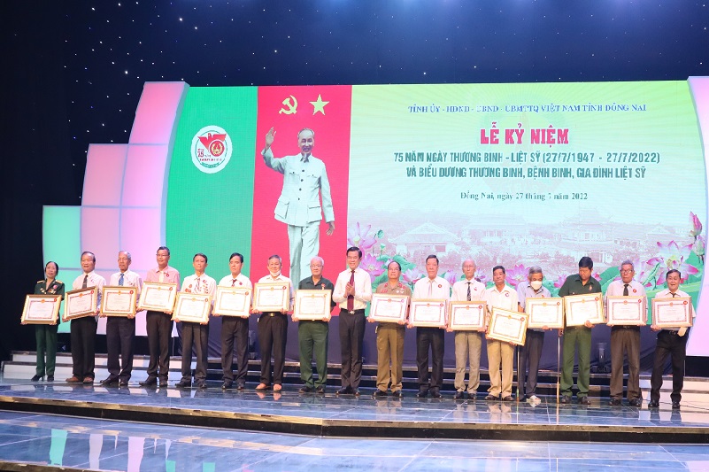 Đồng Nai kỷ niệm 75 năm Ngày Thương binh – Liệt sĩ