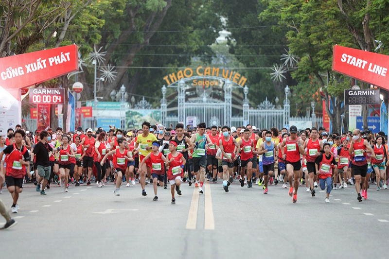14.000 vận động viên tại giải Marathon quốc tế TP.HCM mùa thứ 5
