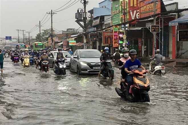 Triều cường vượt mức 1,6m có khả năng gây ngập úng diện rộng