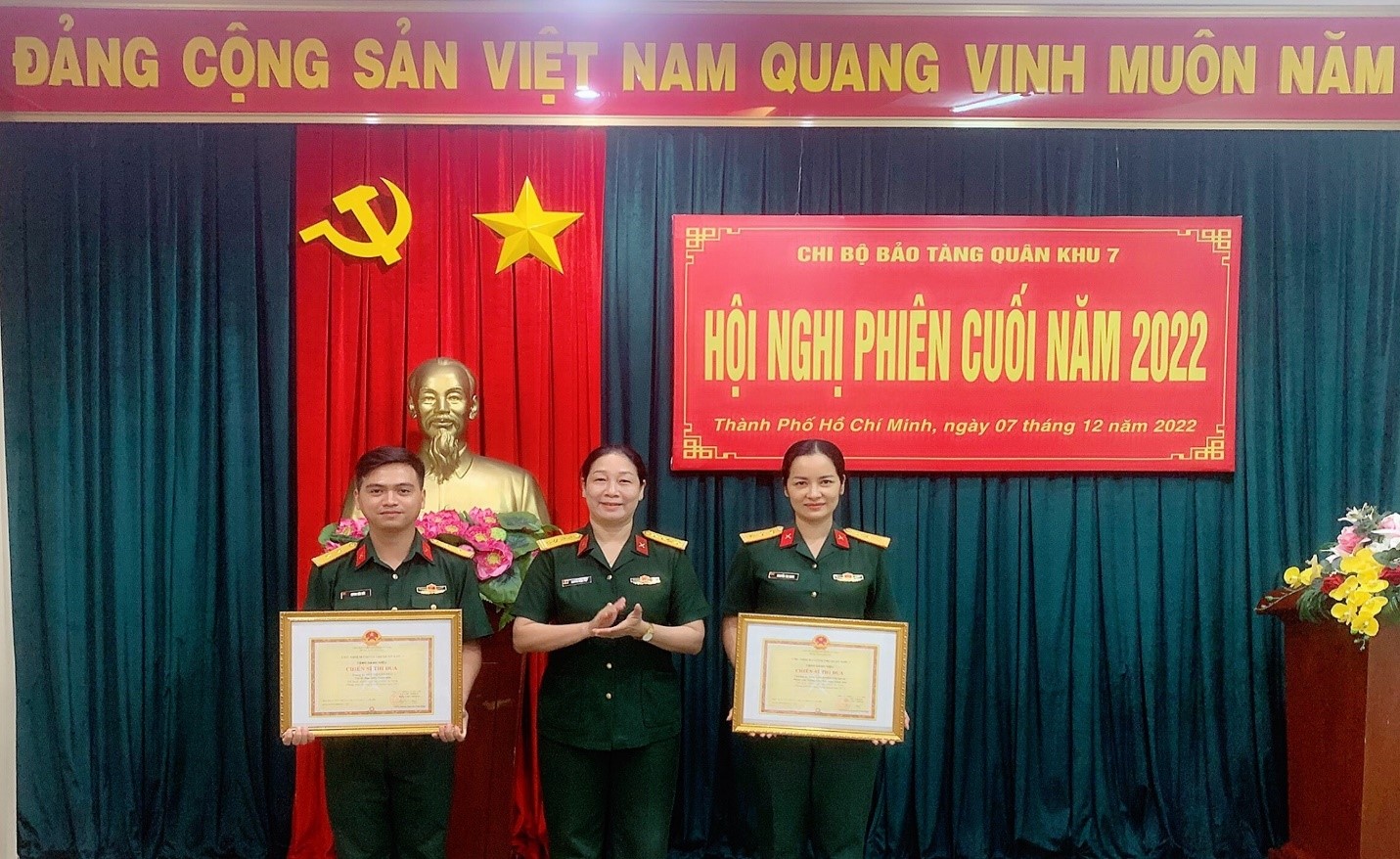 Bảo tàng Quân khu 7 hội nghị phiên cuối năm 2022