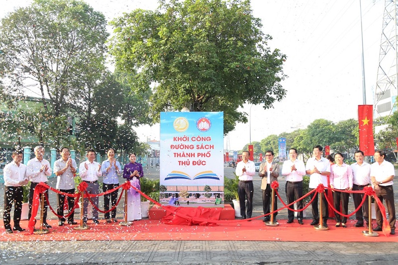 TP.Thủ Đức khởi công đường sách dài hơn 280 m
