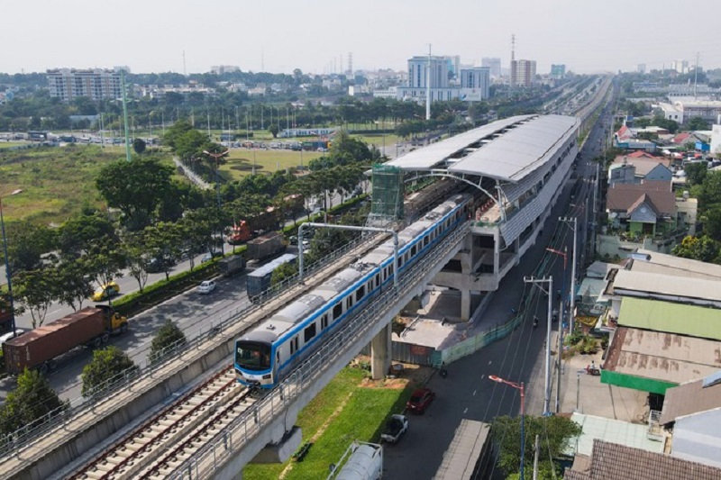 Tuyến metro 1 đến nay đạt gần 95%, khai thác đầu năm 2024