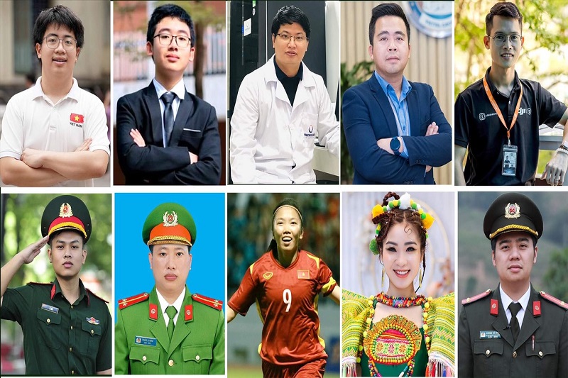 Công bố 10 'Gương mặt trẻ Việt Nam tiêu biểu năm 2022'