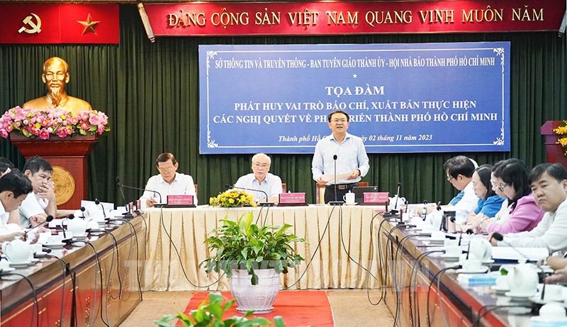 Tọa đàm “Phát huy vai trò báo chí, xuất bản tham gia thực hiện các Nghị quyết về phát triển TP.HCM