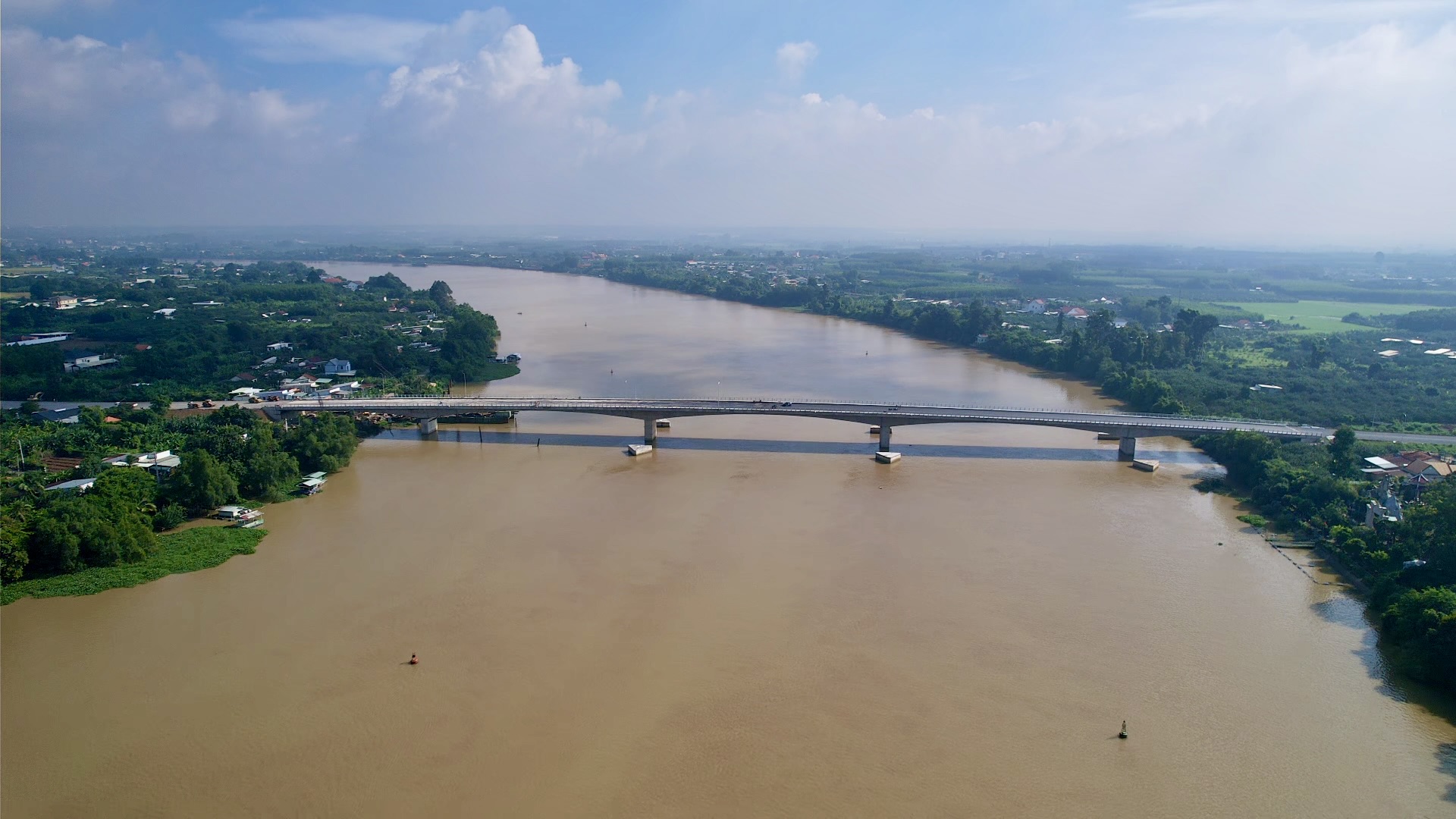 Thông xe cầu Bạch Đằng 2 nối đôi bờ sông Đồng Nai