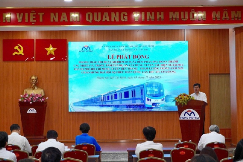 Phát động phong trào thi đua cao điểm 60 ngày đêm cho dự án Metro số 2 